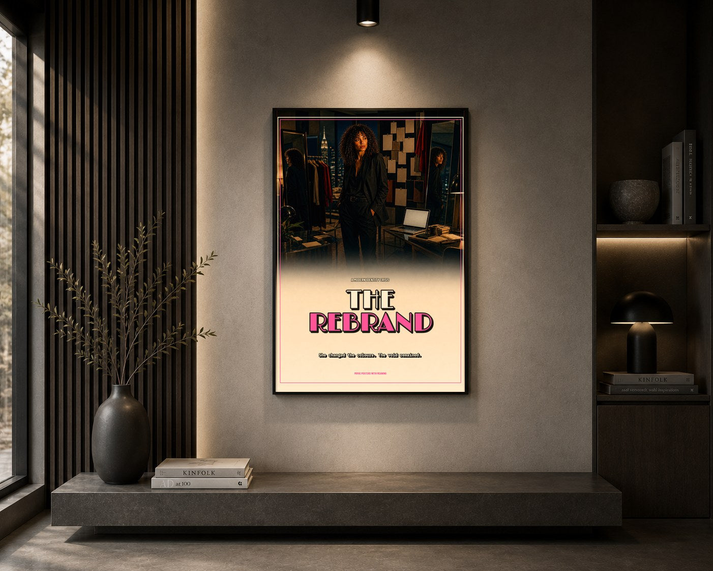 arc 03 the rebrand framed in a room