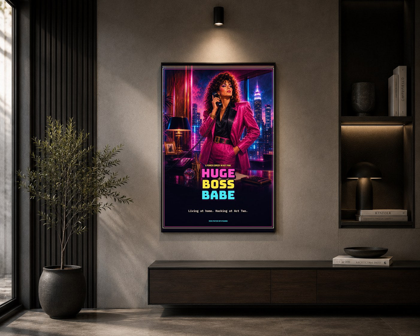 arc 04 huge boss babe framed in a room
