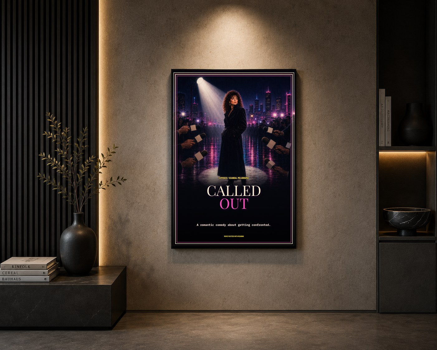arc 07 called out framed in a room