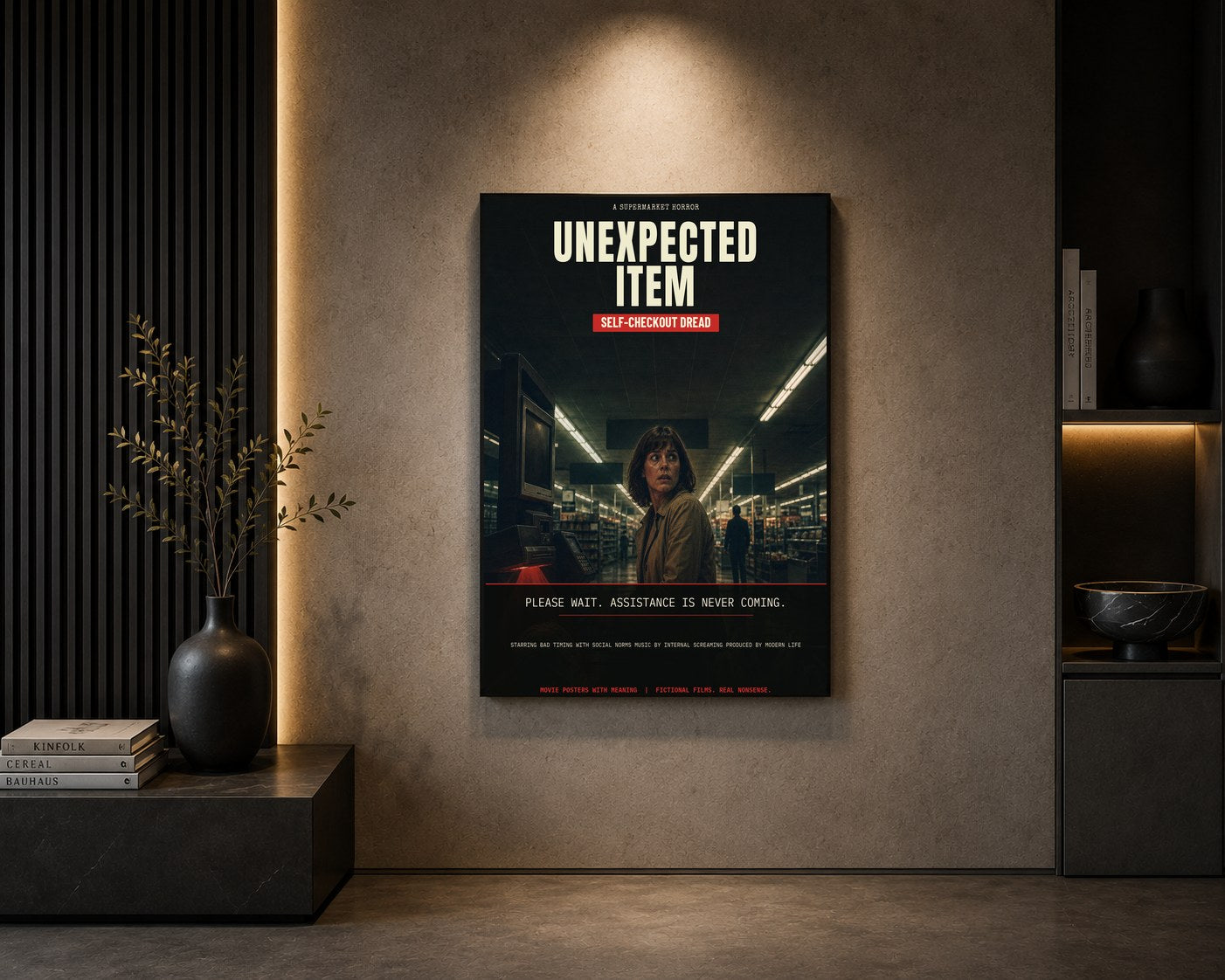mom 26 unexpected item framed in a room