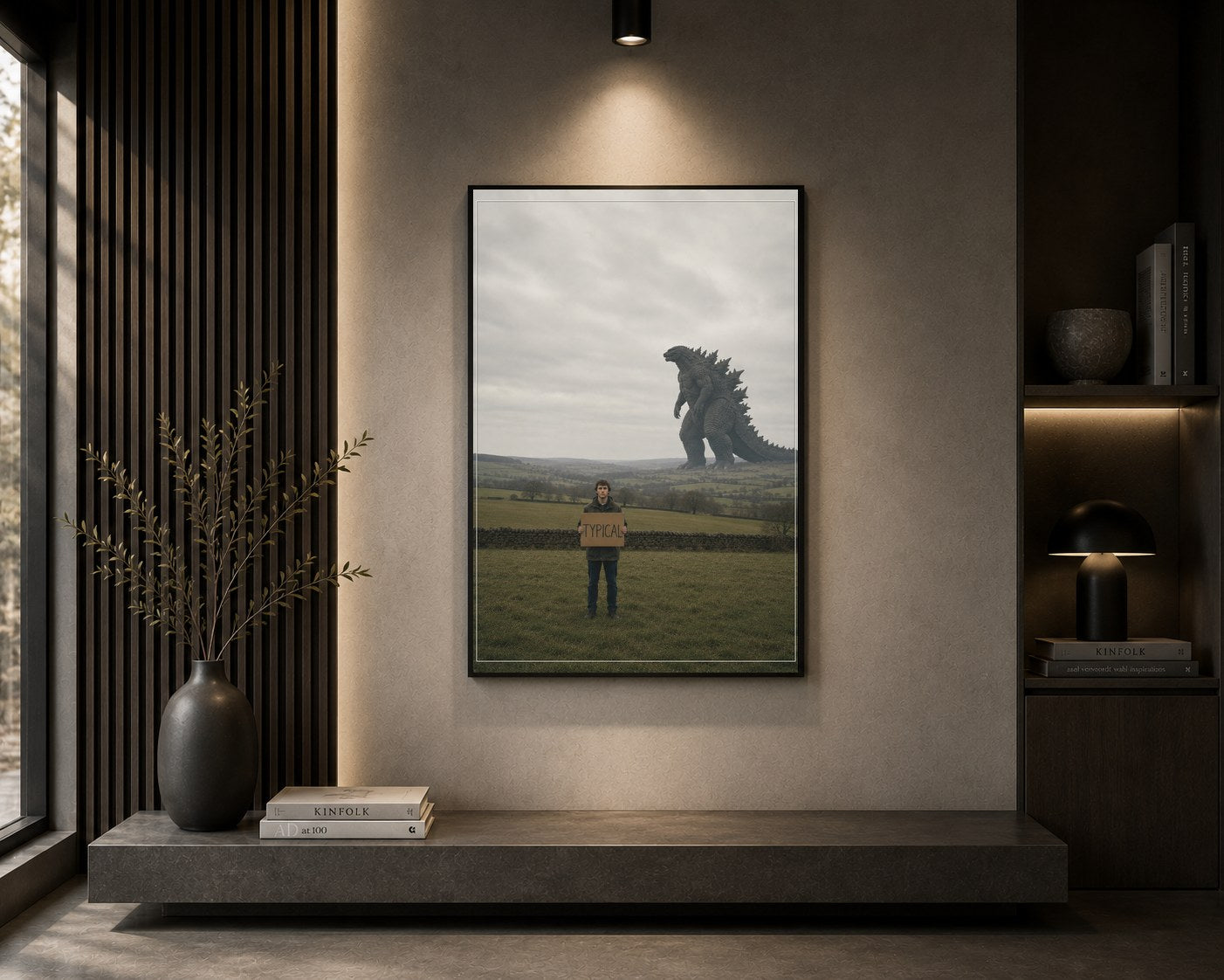d2d 04 typical framed in a room