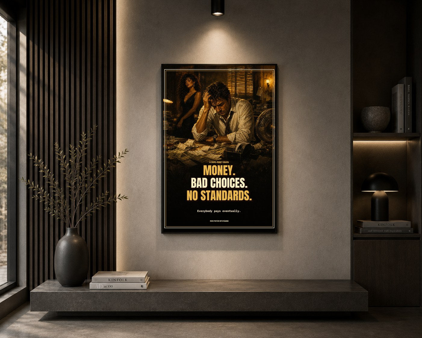 arc 07 money bad choices no standards framed in a room