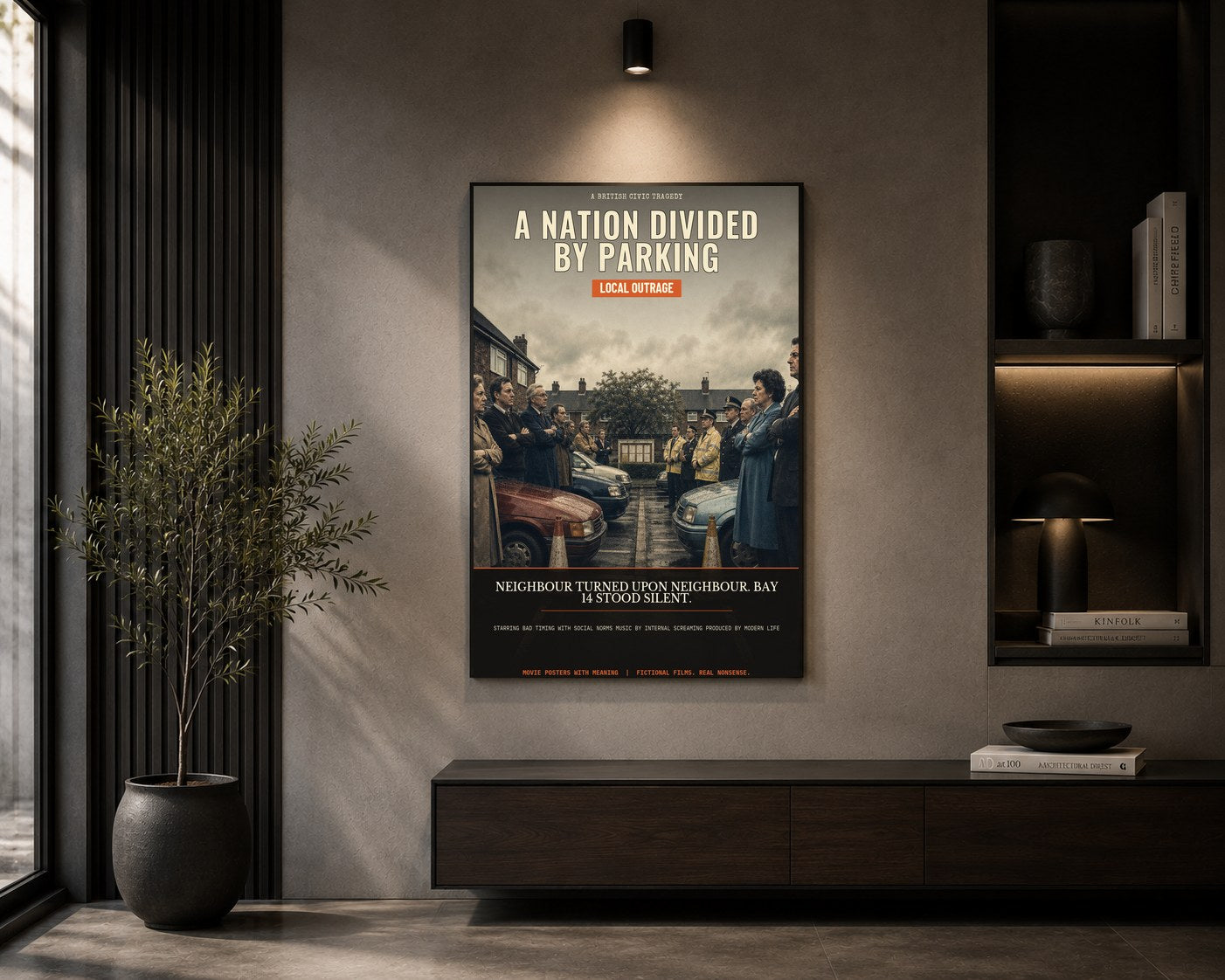 mom 23 a nation divided by parking framed in a room