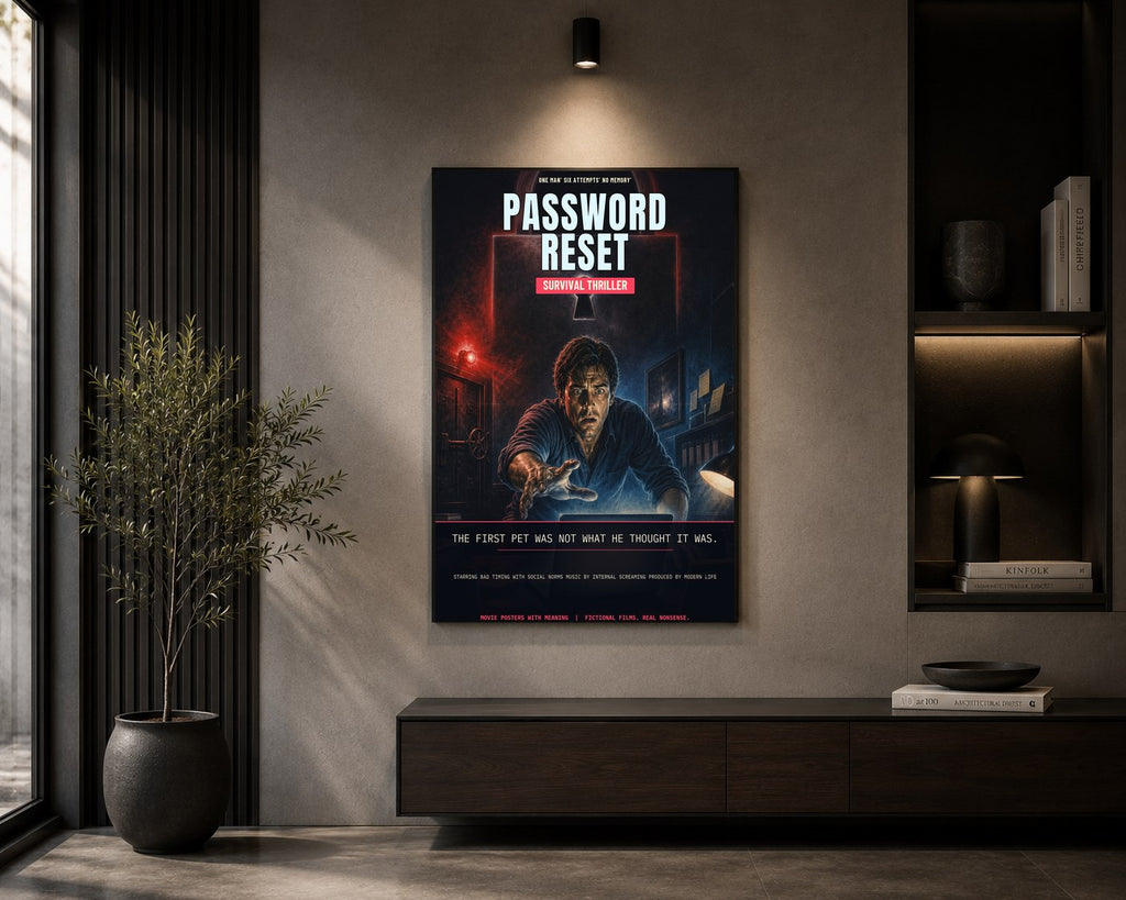 mom 25 password reset framed in a room