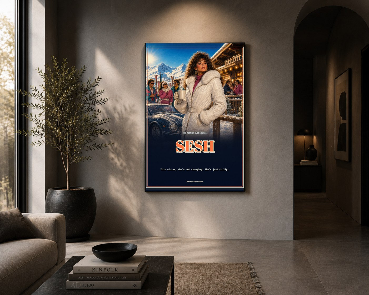 arc 02 sesh framed in a room