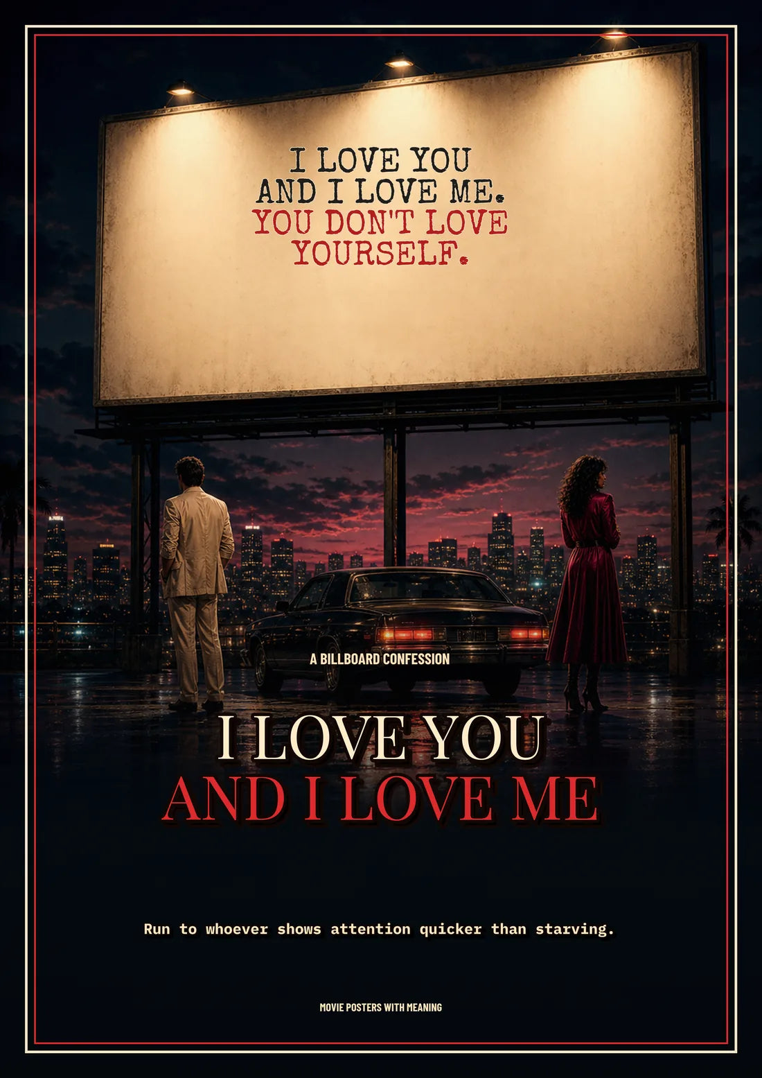I Love You and I Love Me Quote