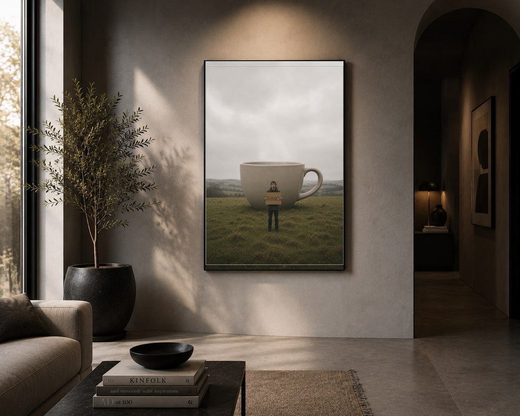 d2d 02 thanks framed in a room