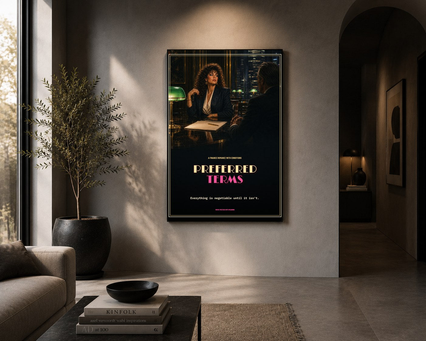 arc 03 preferred terms framed in a room
