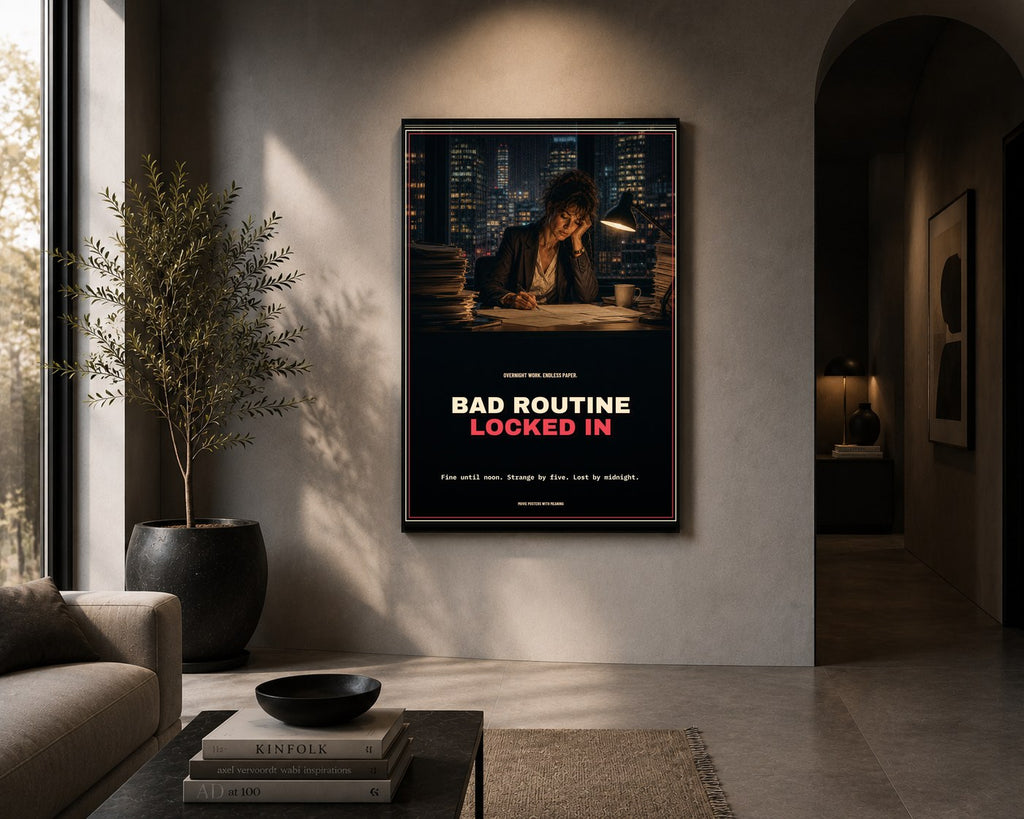 arc 05 bad routine locked in framed in a room