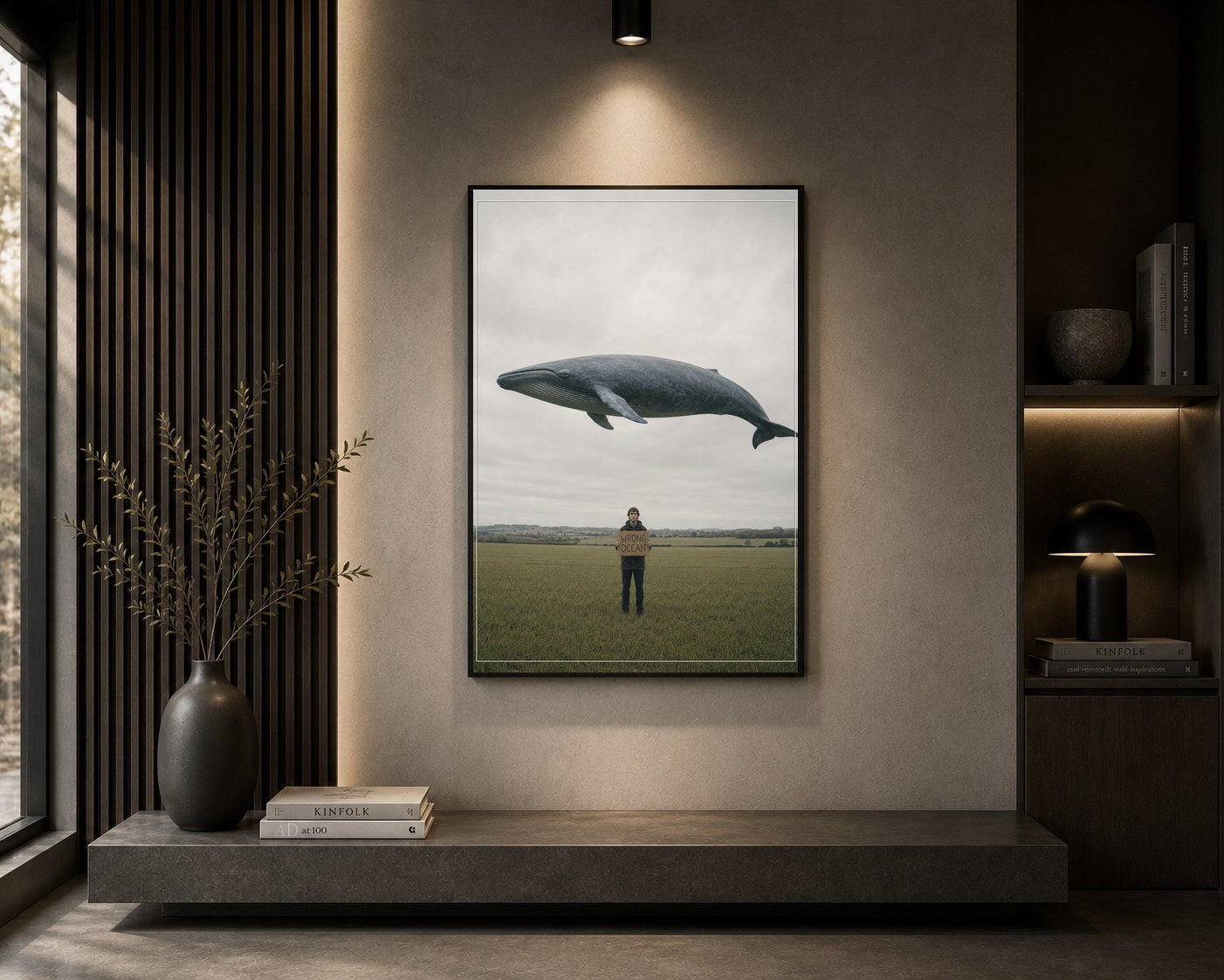 d2d 06 wrong ocean framed in a room
